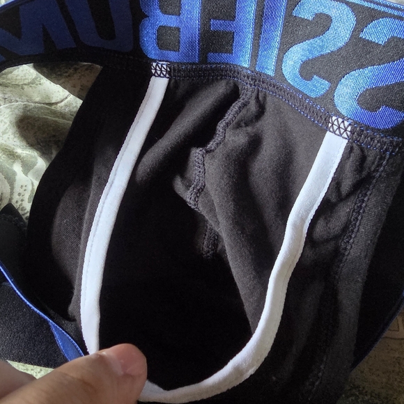 New Ausssiebum Jockstrap Size L Bluw/blacl - Picture 3 of 3